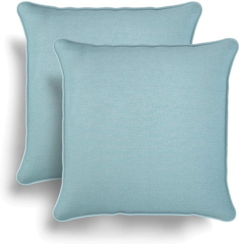 Duck egg blue - blue, cushion
