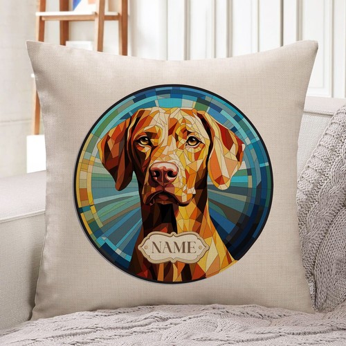 Personalised vizsla cushion - vizsla,