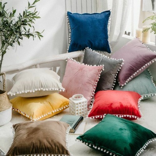Pom cushion - cushion, cover
