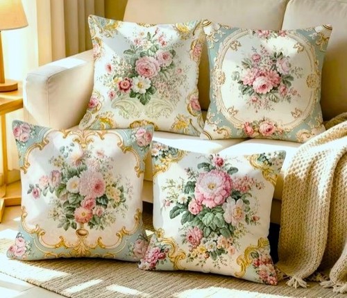 Set printed cream - 4,