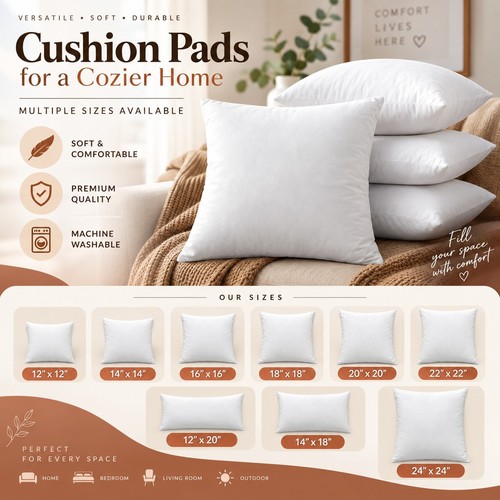 Hollowfibre cushion pads inner - cushion,