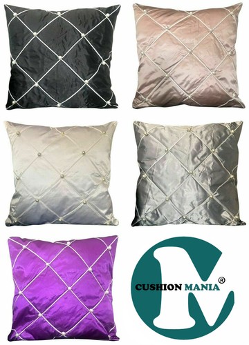 Chesterfield faux silk cushion - chesterfield,