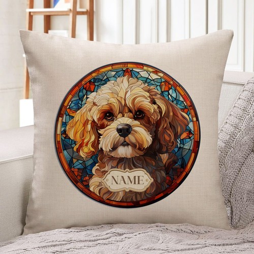 Personalised brown poodle - personalised,